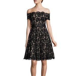 Eliza J Off-shoulder Lace Cocktail Dress